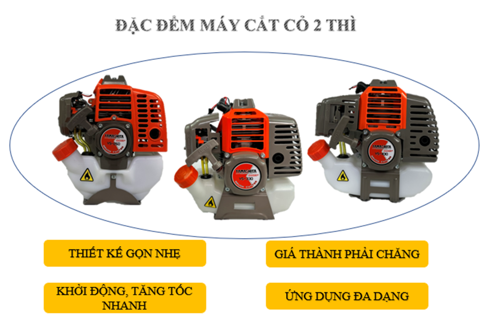 Điểm nổi bật máy cắt cỏ